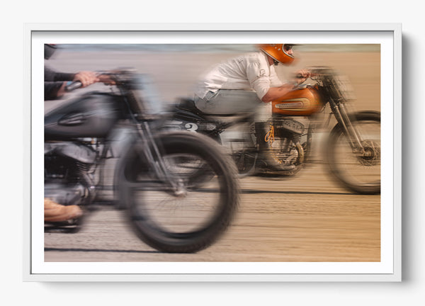On The Move in a White frame