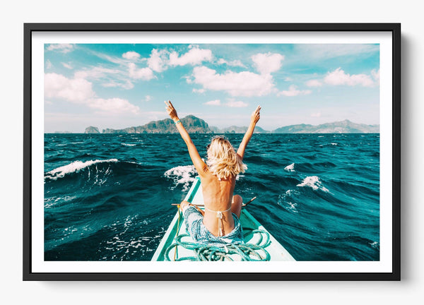 Peace Forever in a Black frame