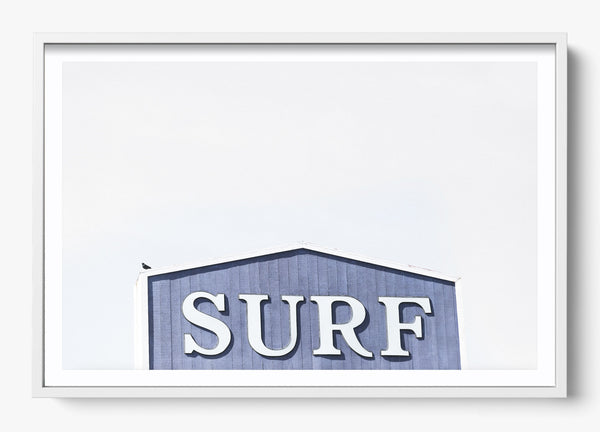 Cali Surf in a White frame