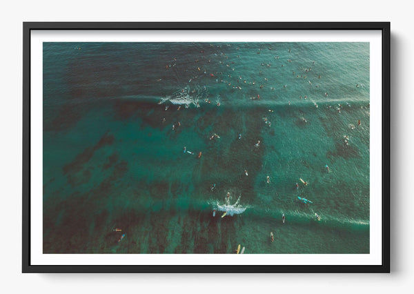 Hurry Up, Wait in a Black frame