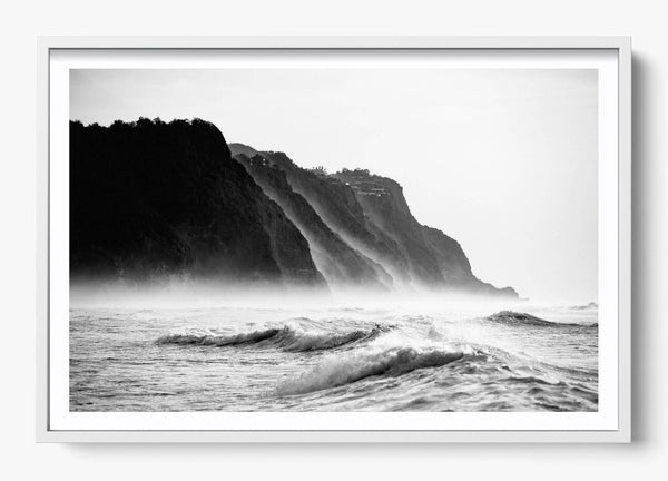 S.B. Coast in a White frame