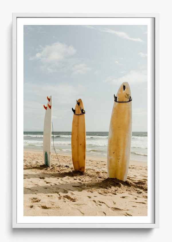 Surf Break Laguna in a White frame