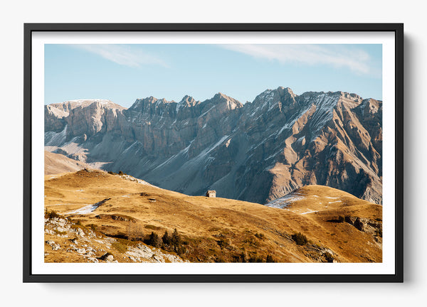 Alpine Meadows in a Black frame