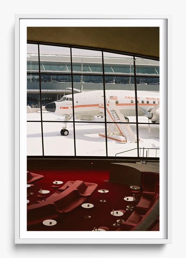 First Class in a White frame