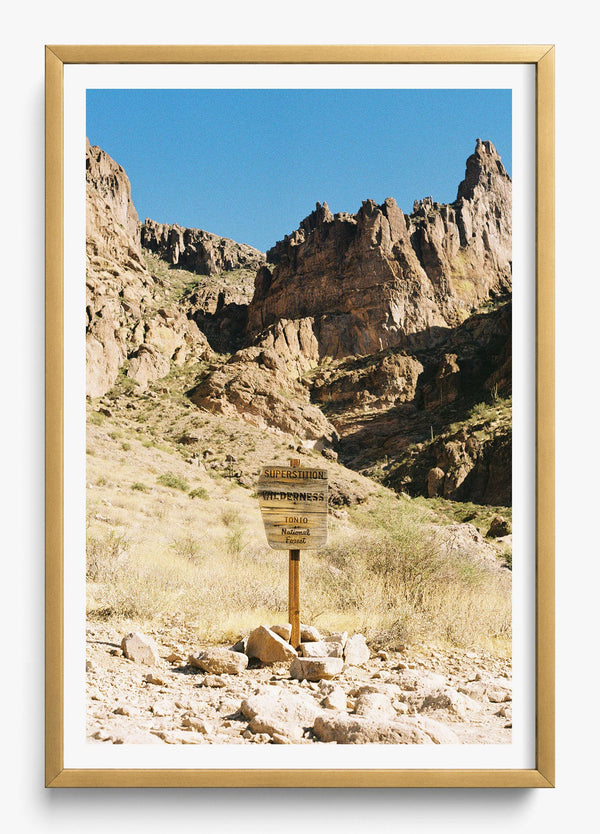 Very Superstitious in a Gold frame