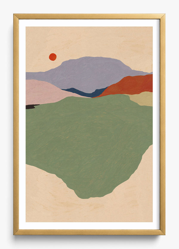 A Place To Wander in a Gold frame