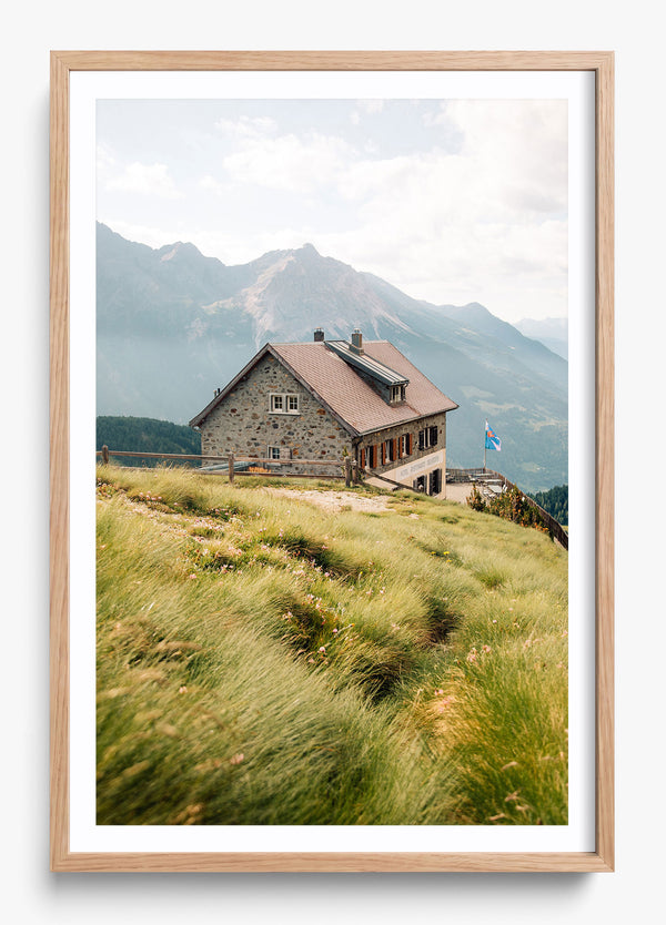 Alp Grüm in a Hickory frame