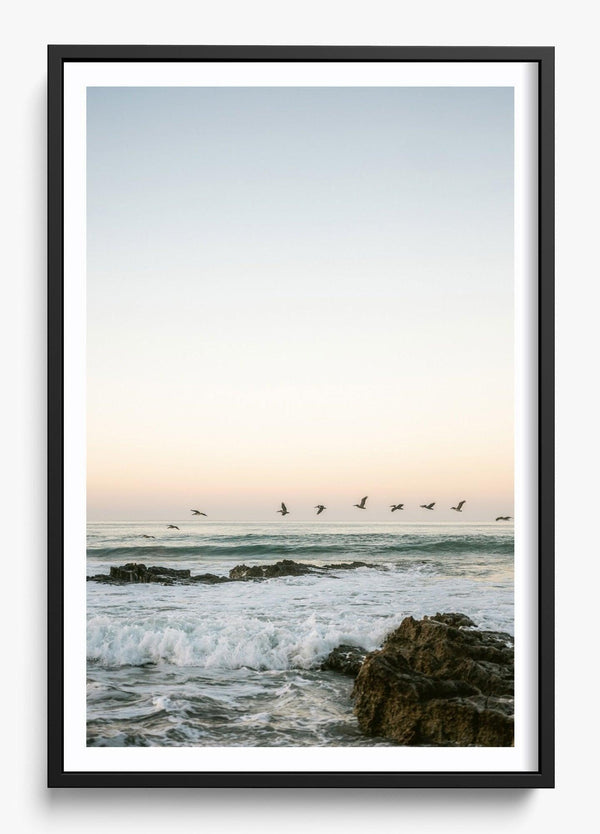 Santa Teresa Mornings in a Black frame