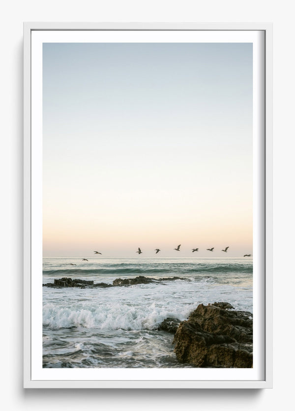 Santa Teresa Mornings in a White frame