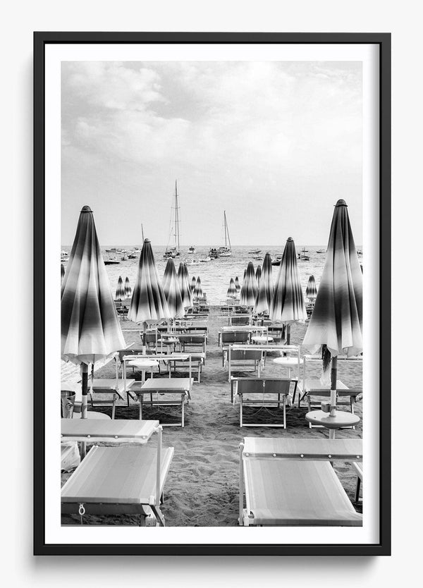 Amalfi O'Clock in a Black frame