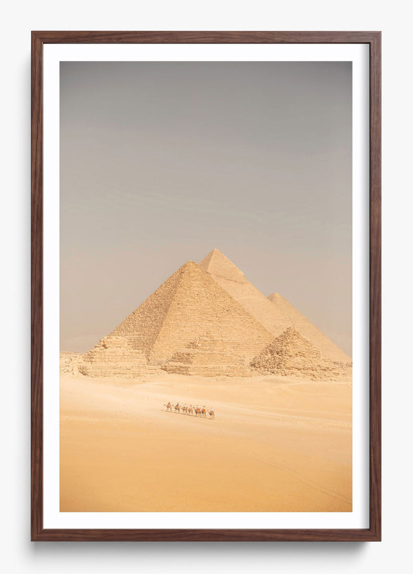 Ancient Wonders in a Heritage Walnut frame