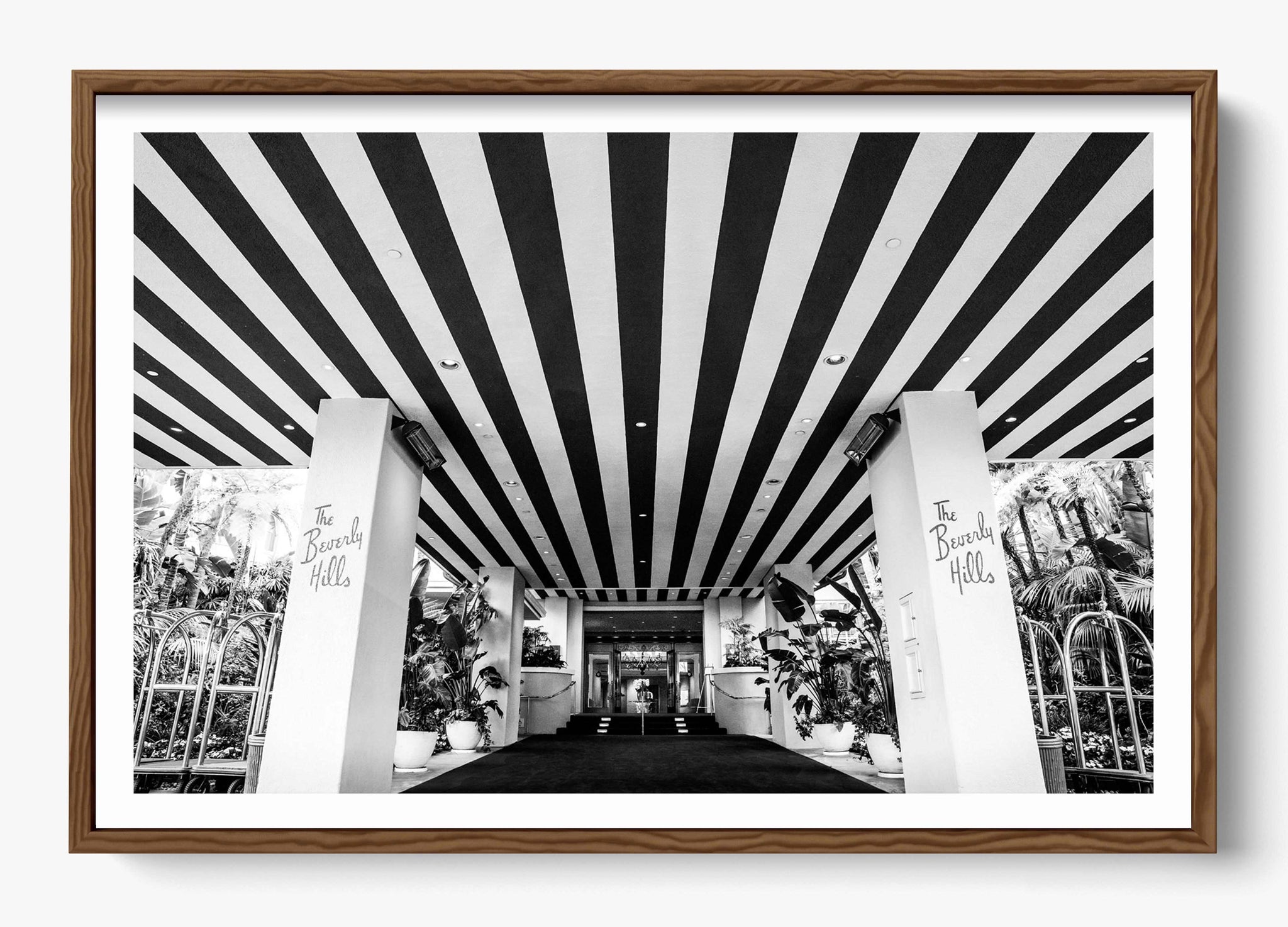 The Beverly Hills Hotel B/W