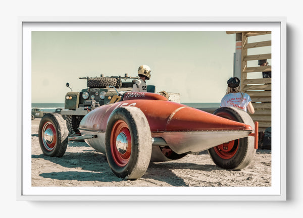 Beach Bullet in a White frame