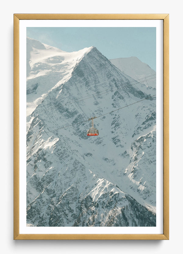 Beneath The Giants in a Gold frame