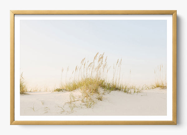 Beyond The Dunes in a Gold frame