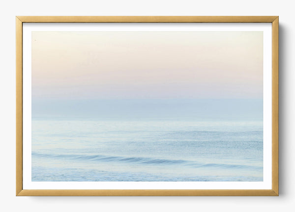 California Morning Haze in a Gold frame