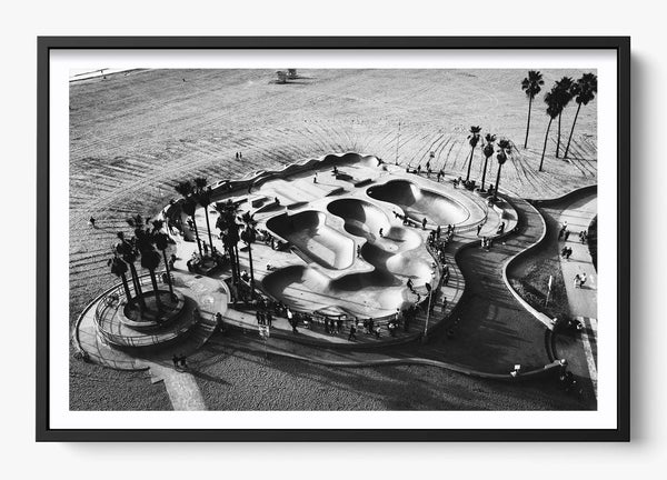Venice From Above in a Black frame
