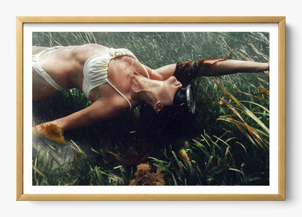 Depths Of Her in a Gold frame