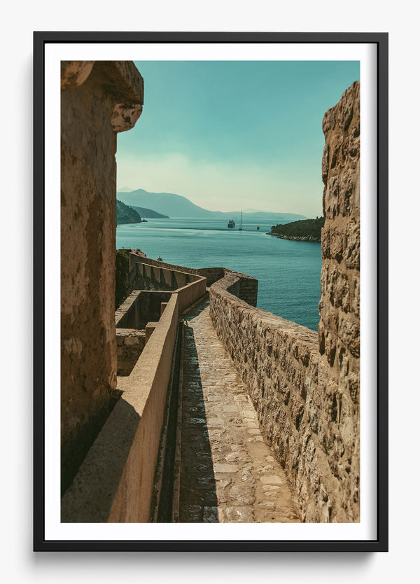 With Bated Breath in a Black frame