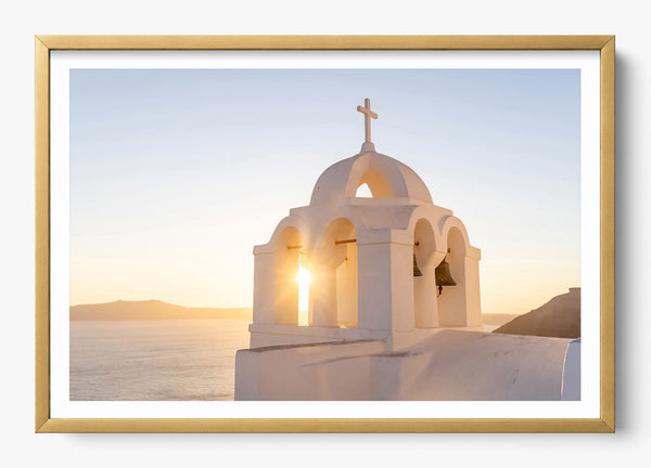 Golden Greece in a Gold frame