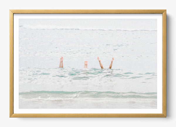 Hand Sands in a Gold frame