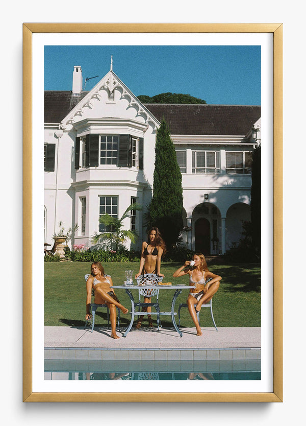 Her Parent's Place in a Gold frame
