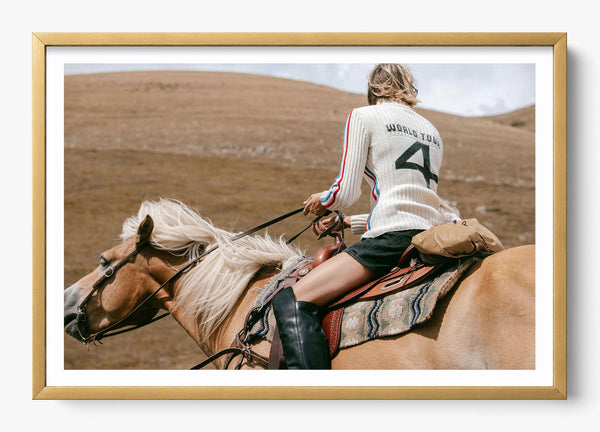 Her World in a Gold frame
