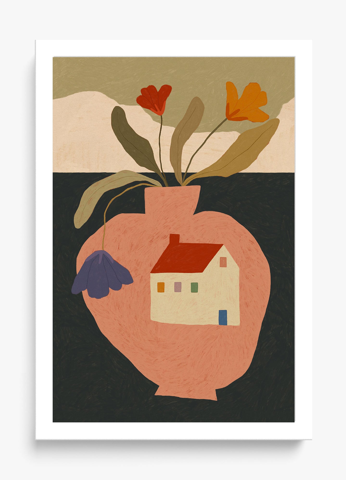 Home In Bloom Unframed