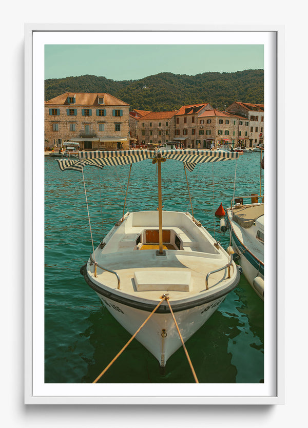 Hvar Croatia in a White frame