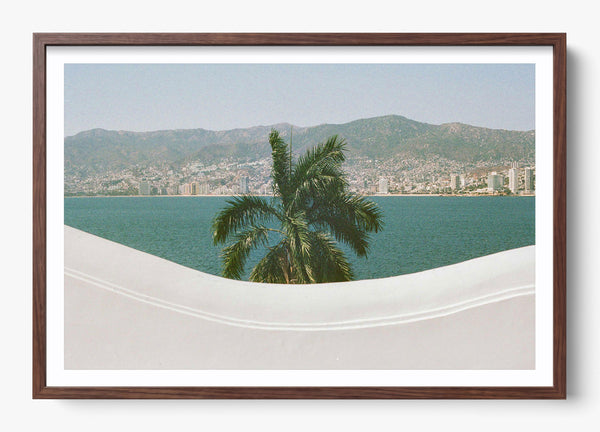 I Love Acapulco in a Heritage Walnut frame
