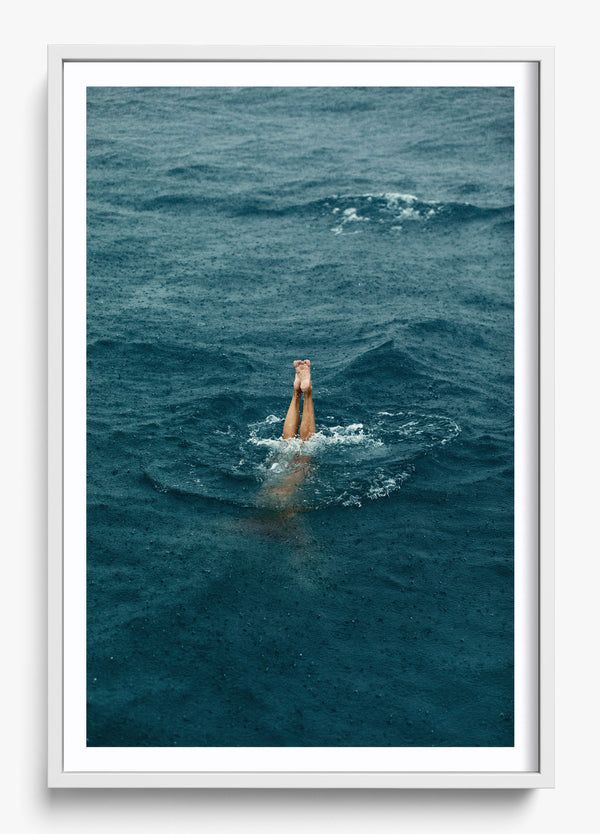 Dive Deeper in a White frame