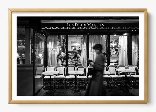 Iconic Paris in a Gold frame