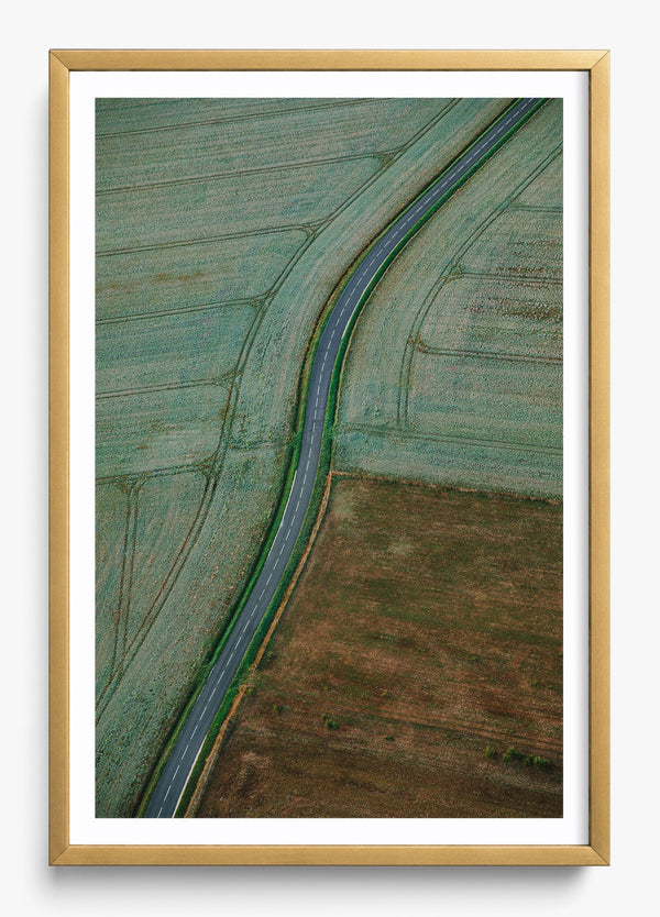 Loire Valley in a Gold frame