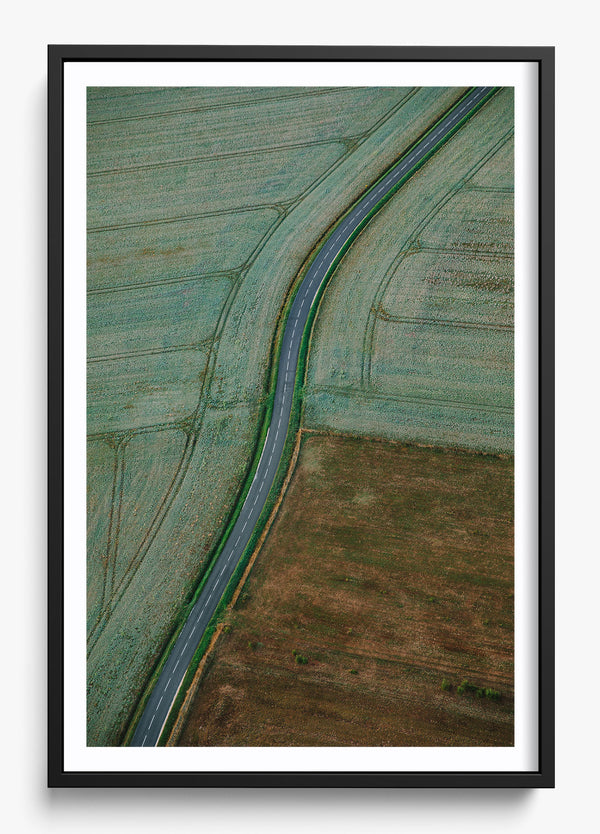 Loire Valley in a Black frame