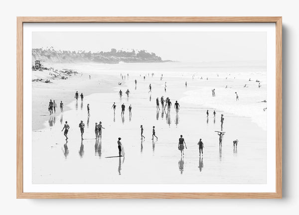 Low Tide in a Hickory frame