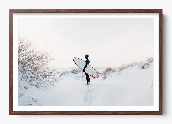 No Off Season in a Heritage Walnut frame