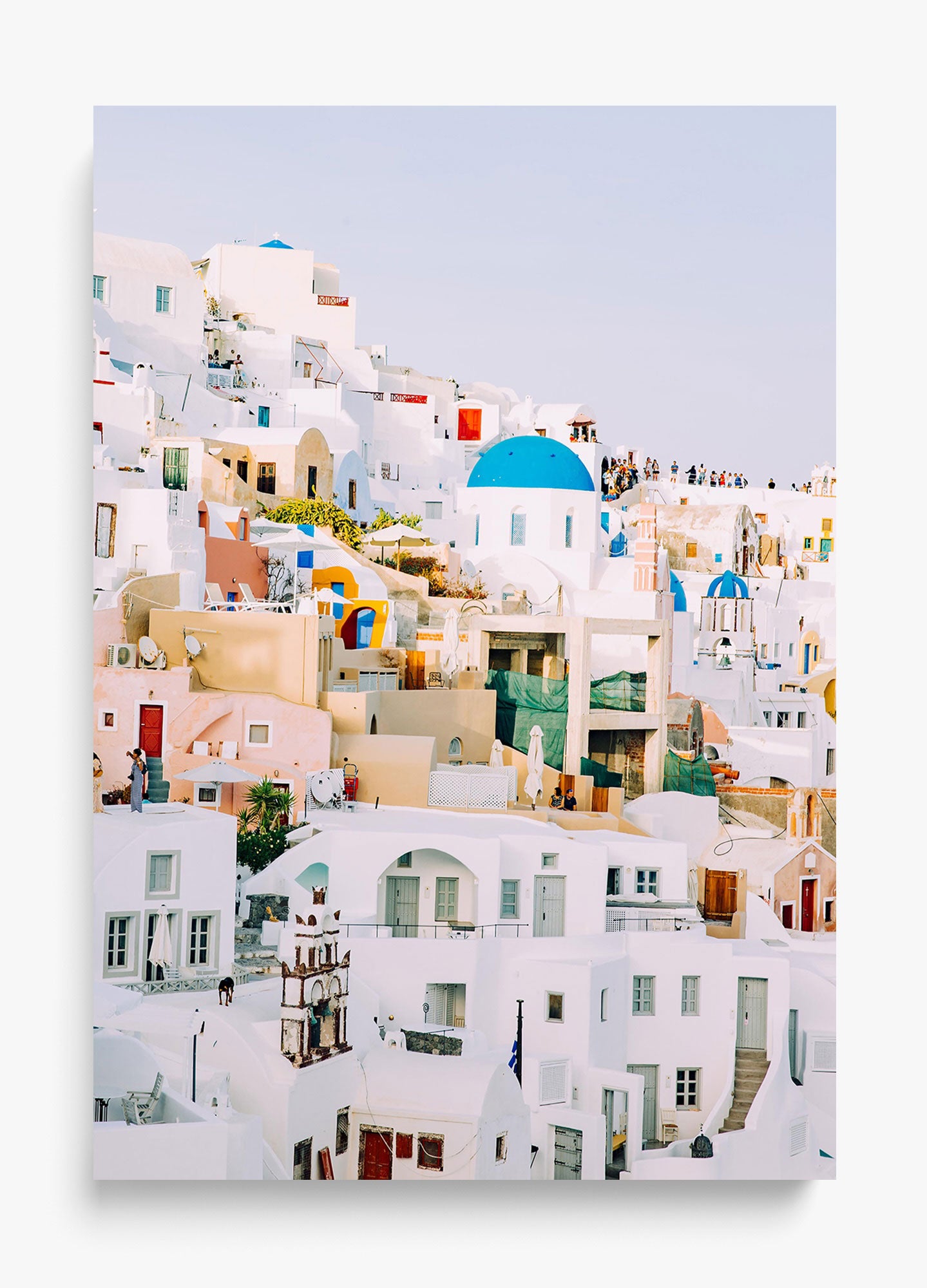 Somewhere In Santorini Unframed