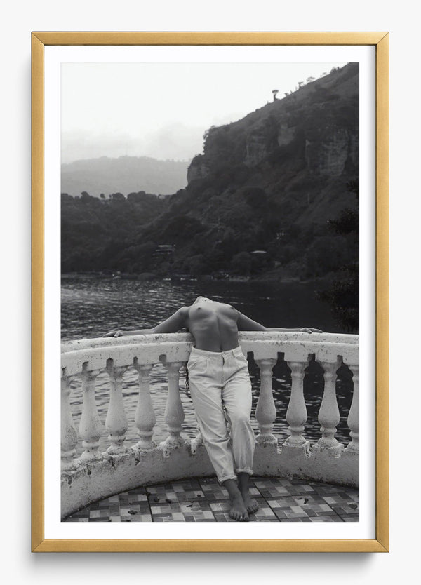 Over Backwards in a Gold frame