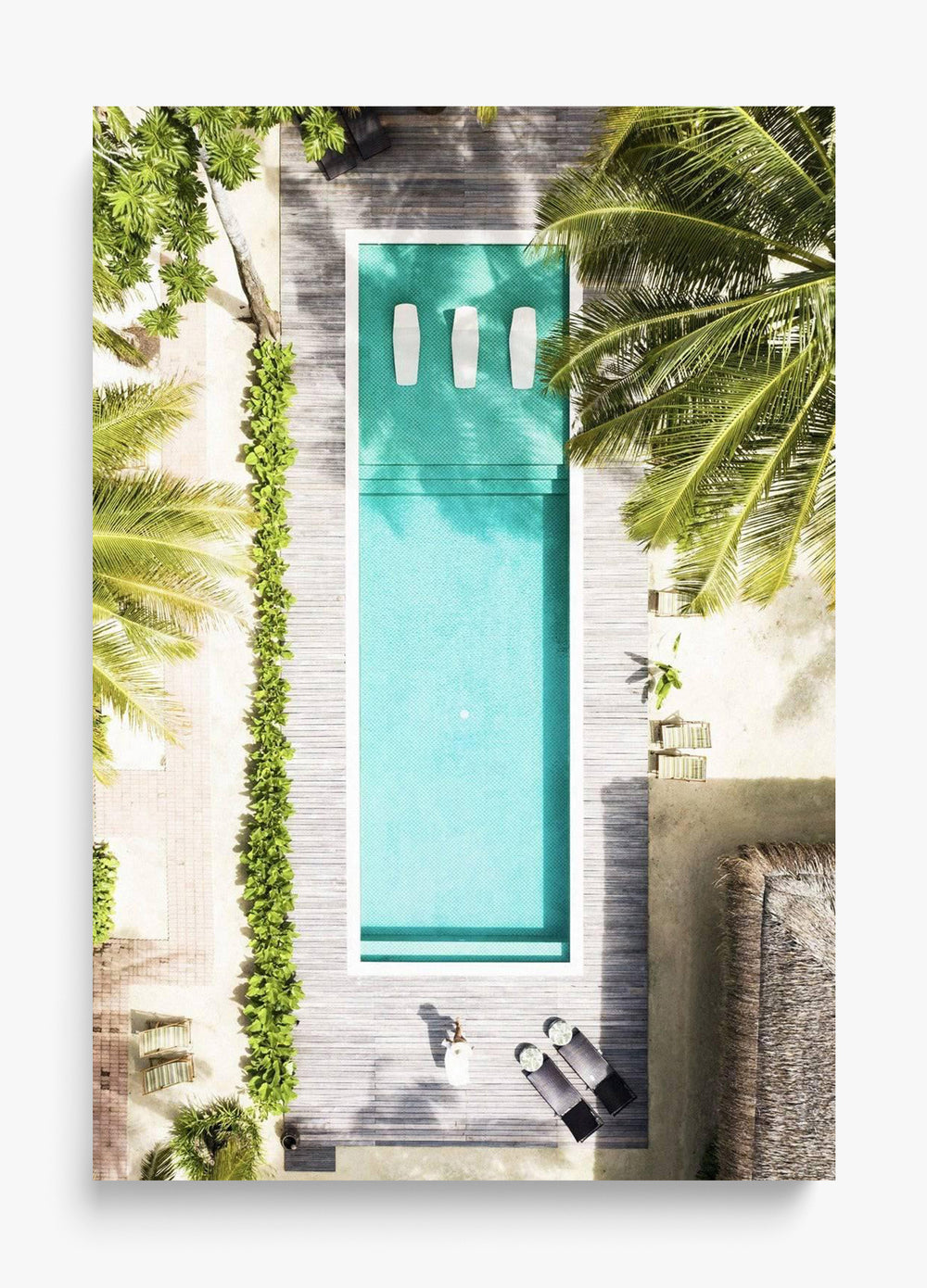 Poolside Paradise Unframed