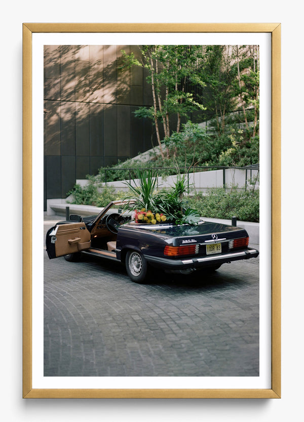 Weekend Plans in a Gold frame