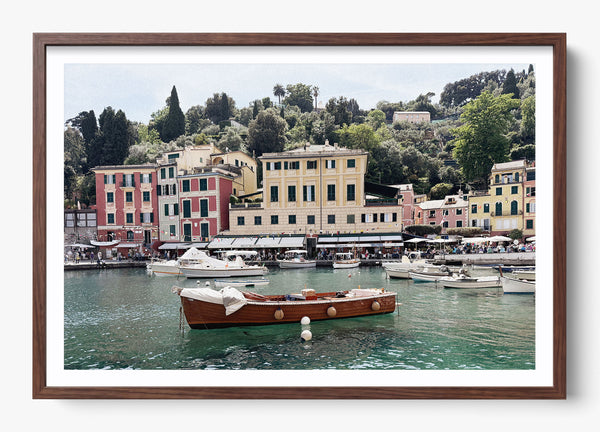 Portofino Darlings in a Heritage Walnut frame