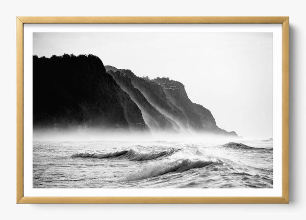 S.B. Coast in a Gold frame