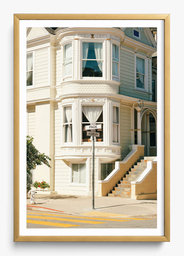 SF Crossing in a Gold frame