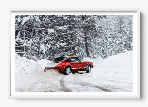 Snowdrift in a White frame
