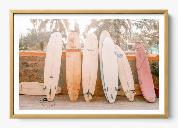 Sayulita in a Gold frame