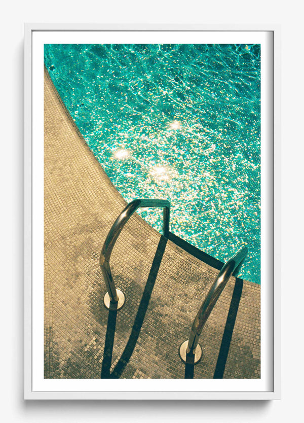 Summer Diamonds in a White frame