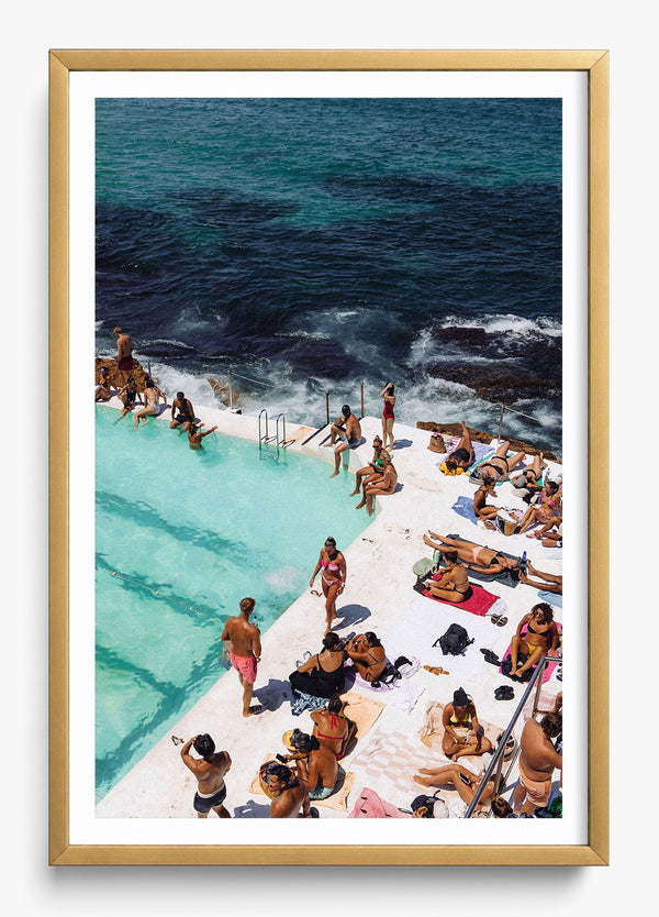 Summer Down Under in a Gold frame
