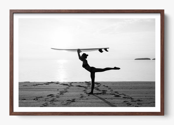 Surf In Spirit in a Heritage Walnut frame