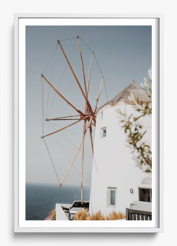 Northern Mills in a White frame