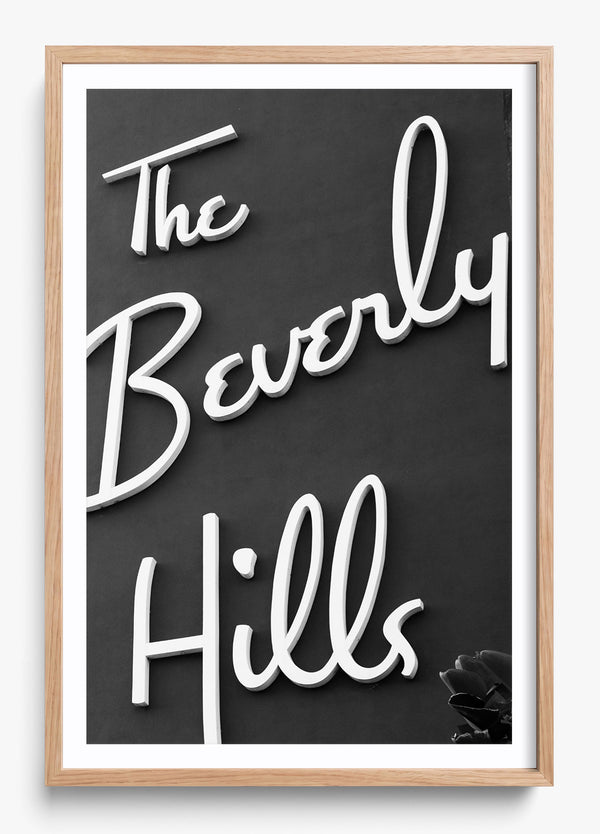 The Beverly Hills in a Hickory frame